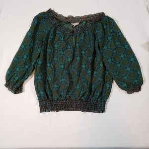 White Stag Patterned Blouse